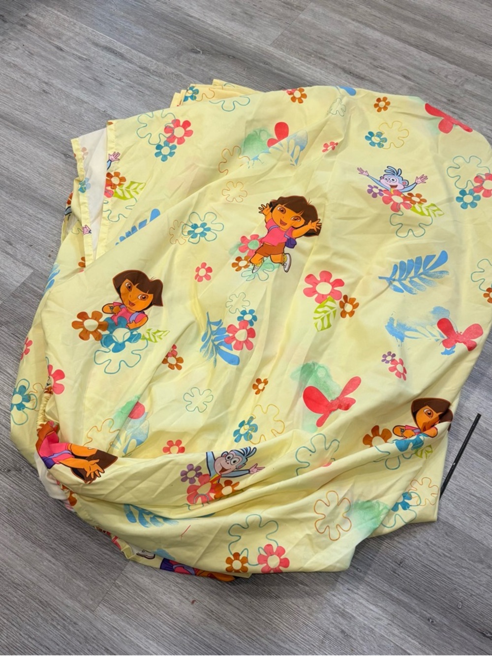 Vintage Dora the explorer sheet set full size flat and fitted kids bedding